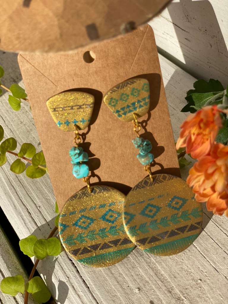 Aztec Earrings
