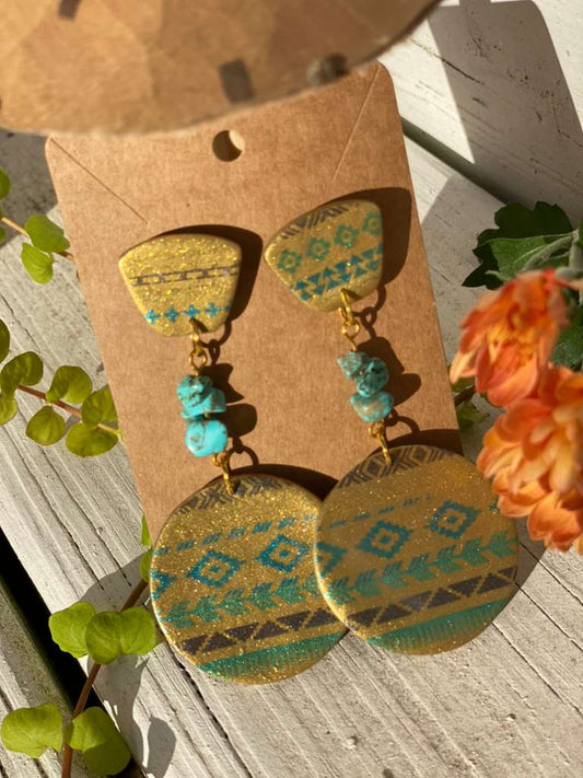 Aztec Earrings
