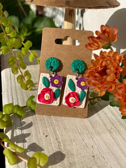 Wallflower Floral Earrings