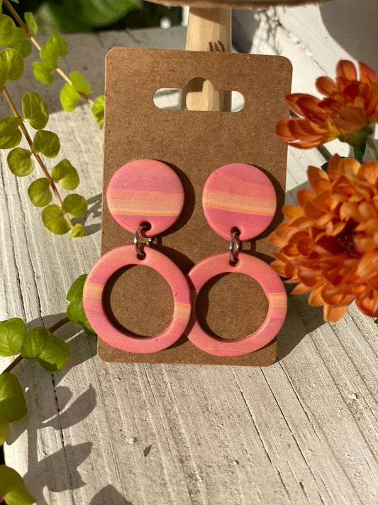 Sunset Circle Earrings
