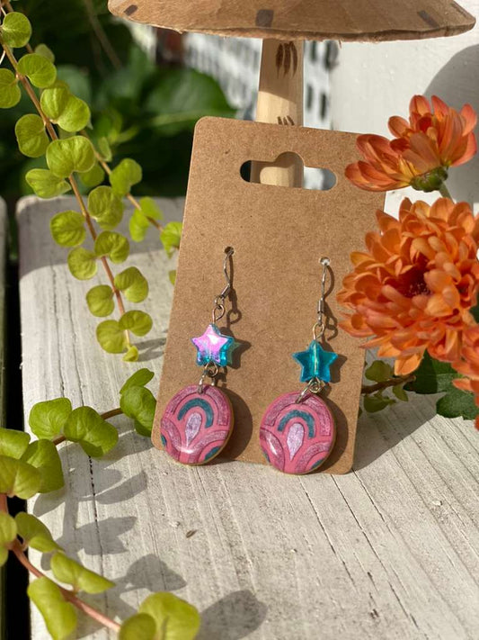 Rainbow & Star Earrings